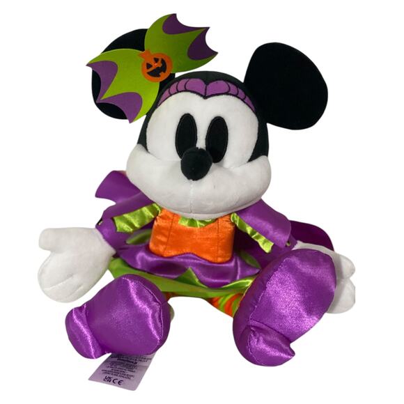 Disney Parks Halloween 2024 Minnie Mouse Plush Stuffed Toy - Picture 3 of 3
